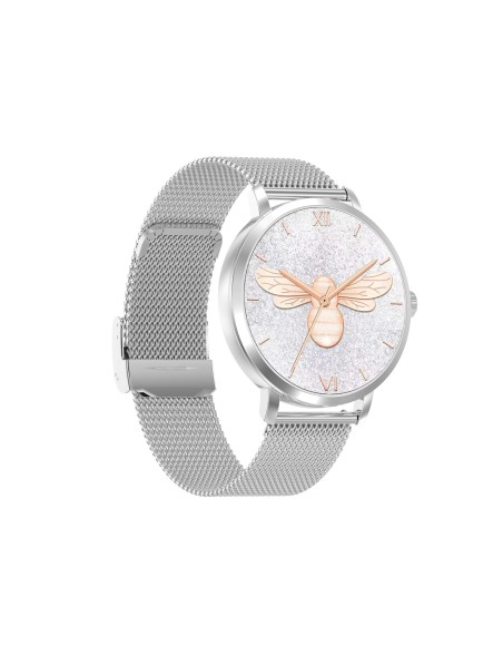 Smartwatch Kello DX5 S DAMSKI rozmowy AMOLED srebrny Smartwatch Kello DX5 S DAMSKI rozmowy AMOLED srebrny