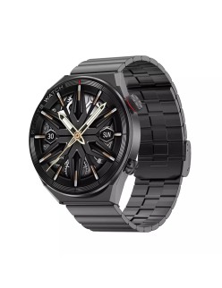 Smartwatch KELLO DX3 PRO Rozmowy BT Pulsometr Czarny Metal